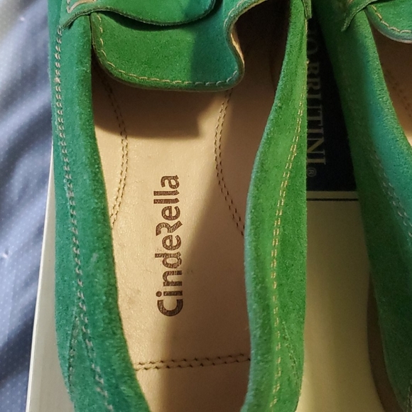 Shoes- Green Suade - Picture 3 of 5